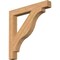 Ekena Millwork Funston Block Smooth Bracket, Western Red Cedar, 5 1/2"W x 46"D x 46"H BKT06X46X46FST05SWR - alternate 1